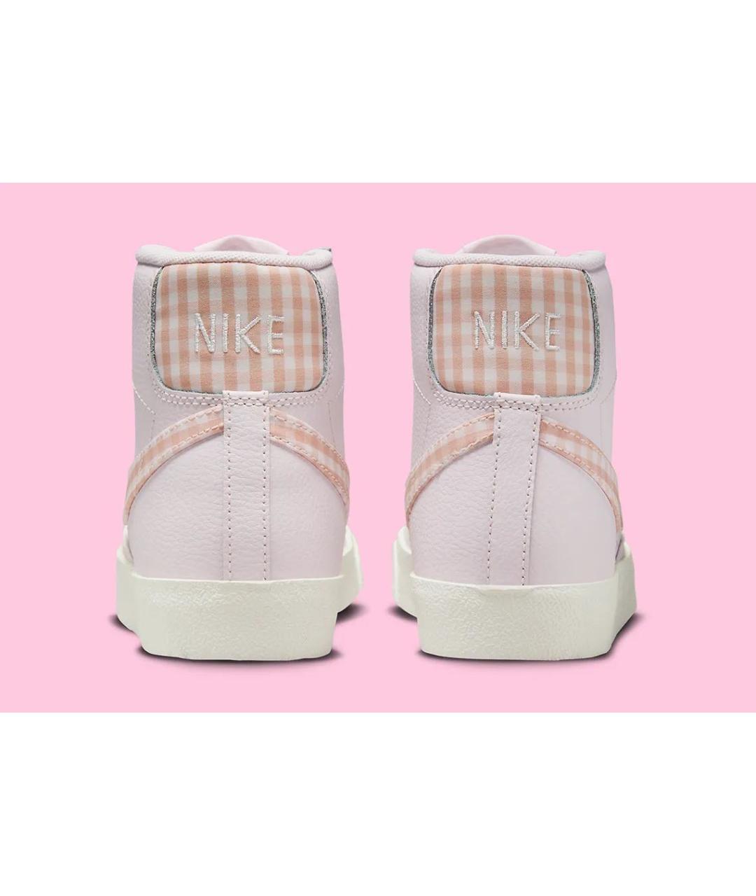 NIKE Розовые кожаные кеды, фото 5