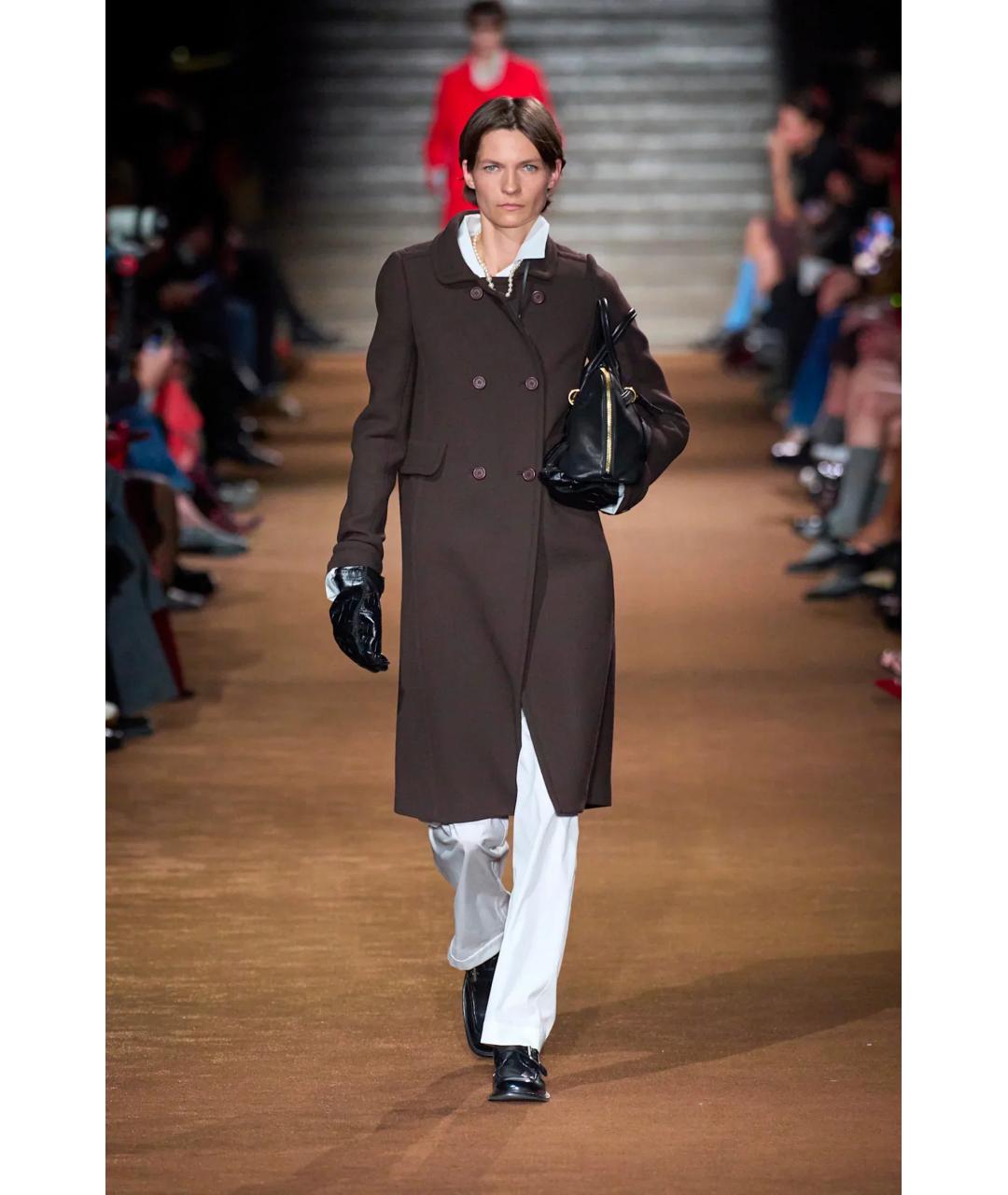 MIU MIU Черные кожаные перчатки, фото 5