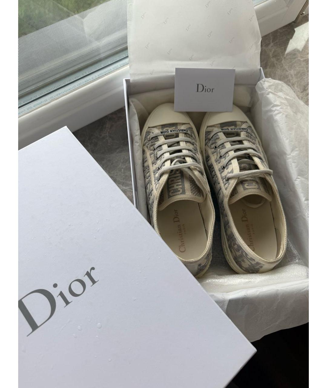 CHRISTIAN DIOR Белые кеды, фото 7