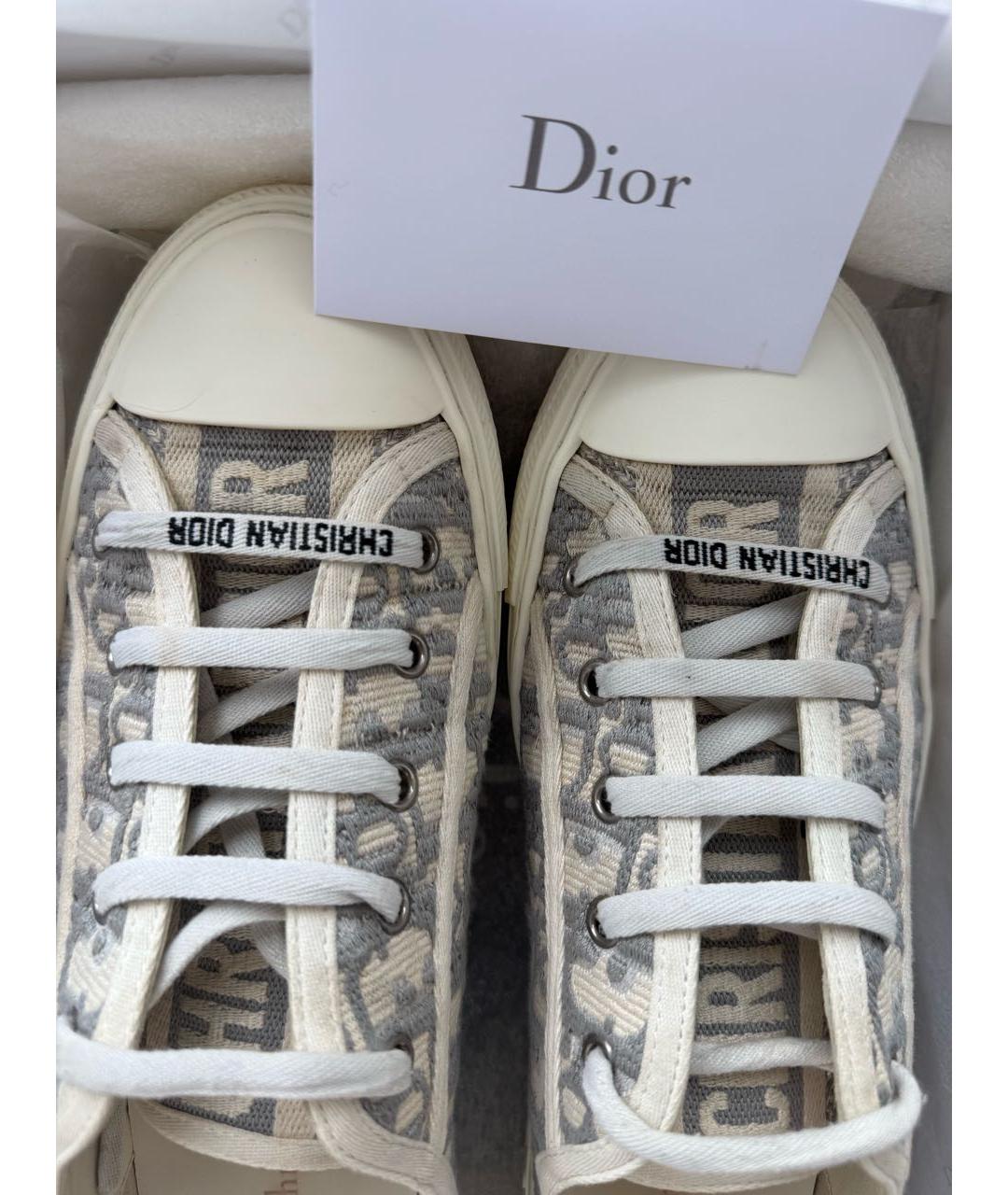 CHRISTIAN DIOR Белые кеды, фото 5