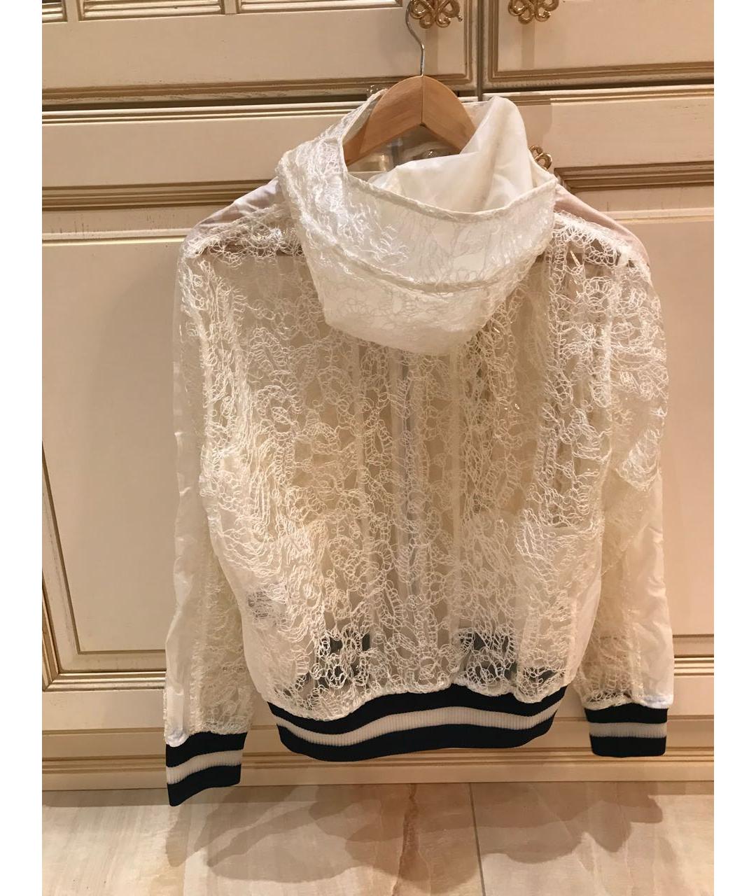 CHANEL Белая полиэстеровая куртка, фото 2