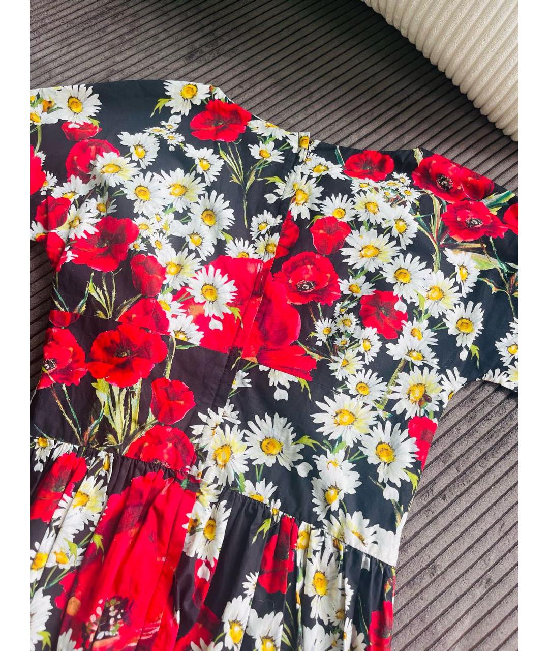 DOLCE&GABBANA Черное повседневное платье, фото 2