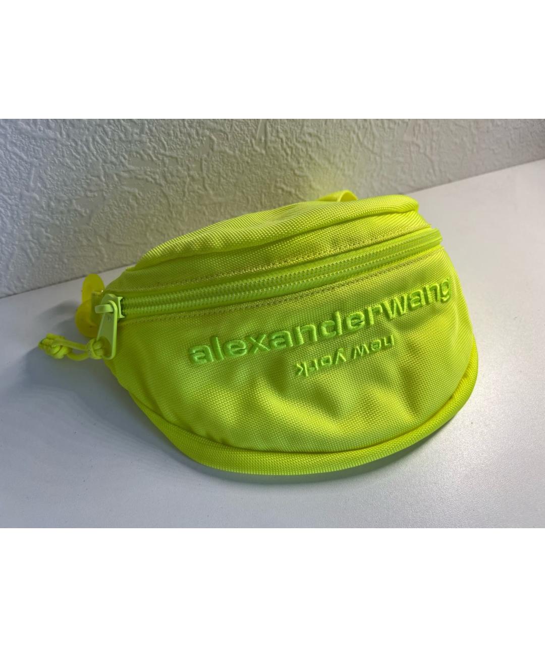 ALEXANDER WANG Желтая поясная сумка, фото 2