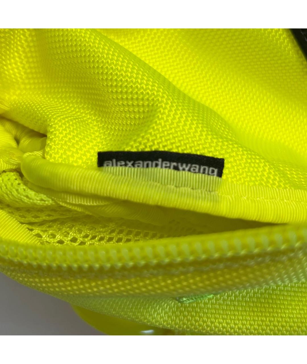 ALEXANDER WANG Желтая поясная сумка, фото 6
