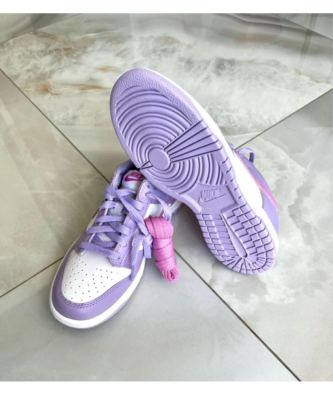 NIKE Белые кожаные кроссовки, фото 3
