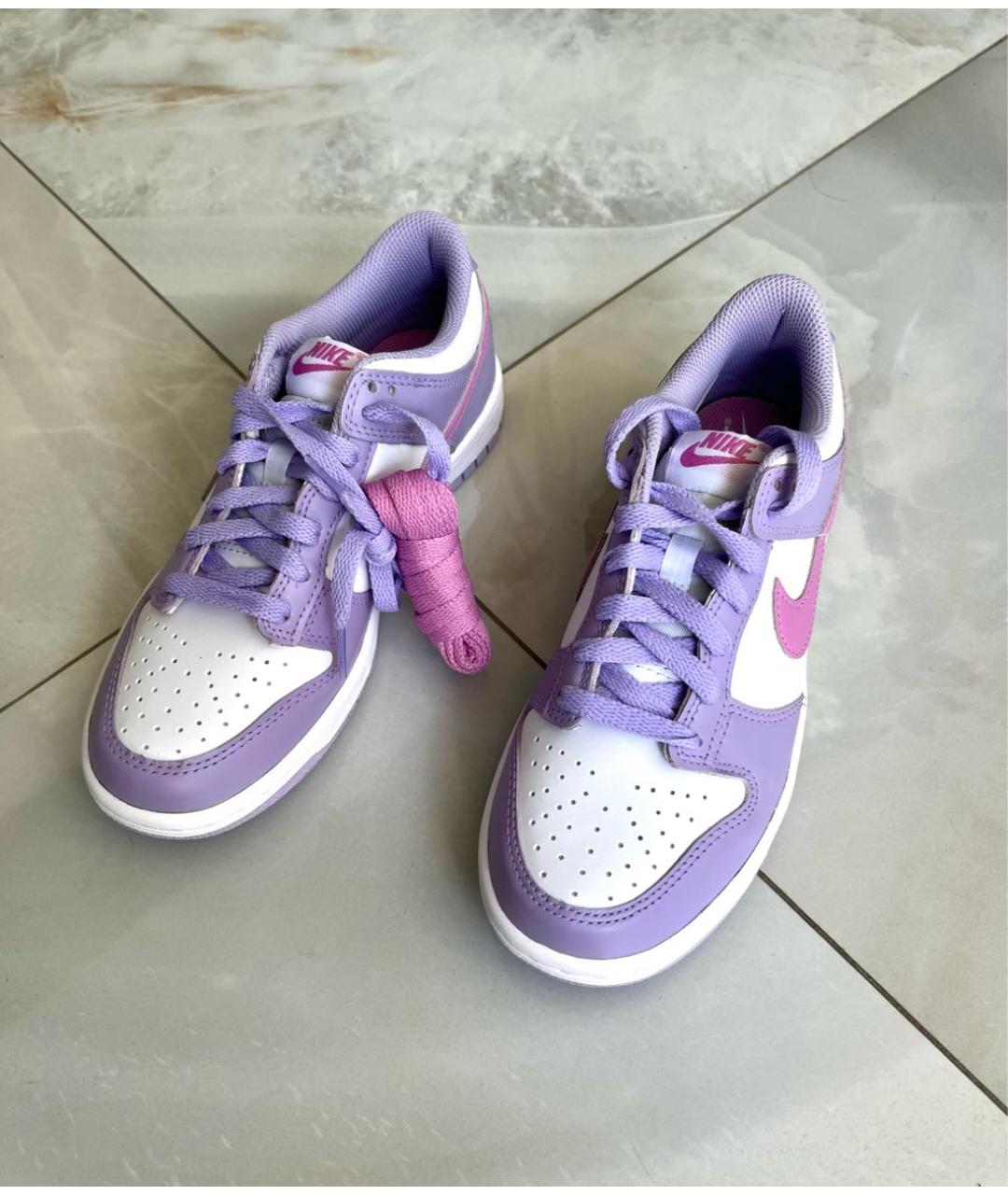 NIKE Белые кожаные кроссовки, фото 2