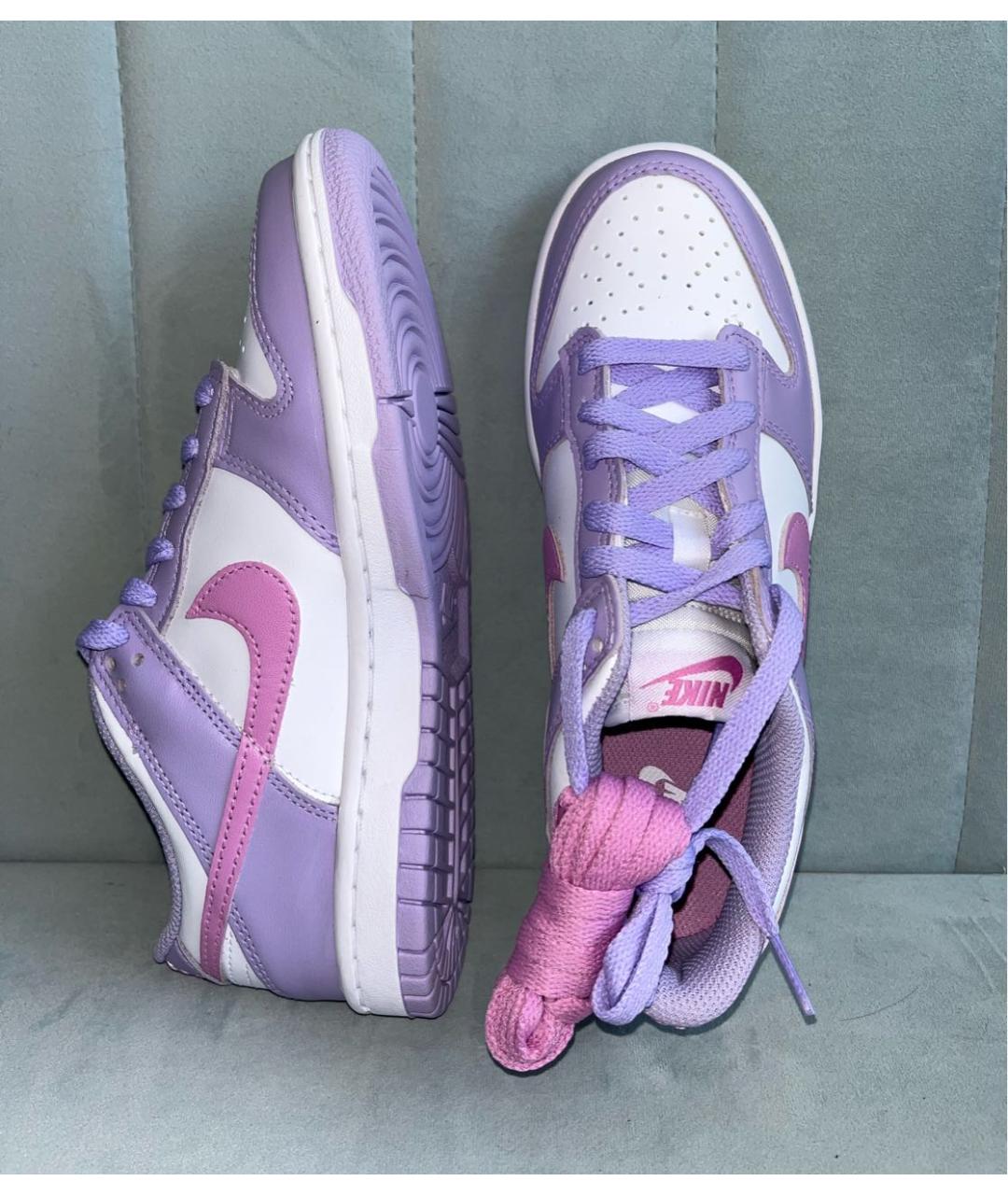 NIKE Белые кожаные кроссовки, фото 5