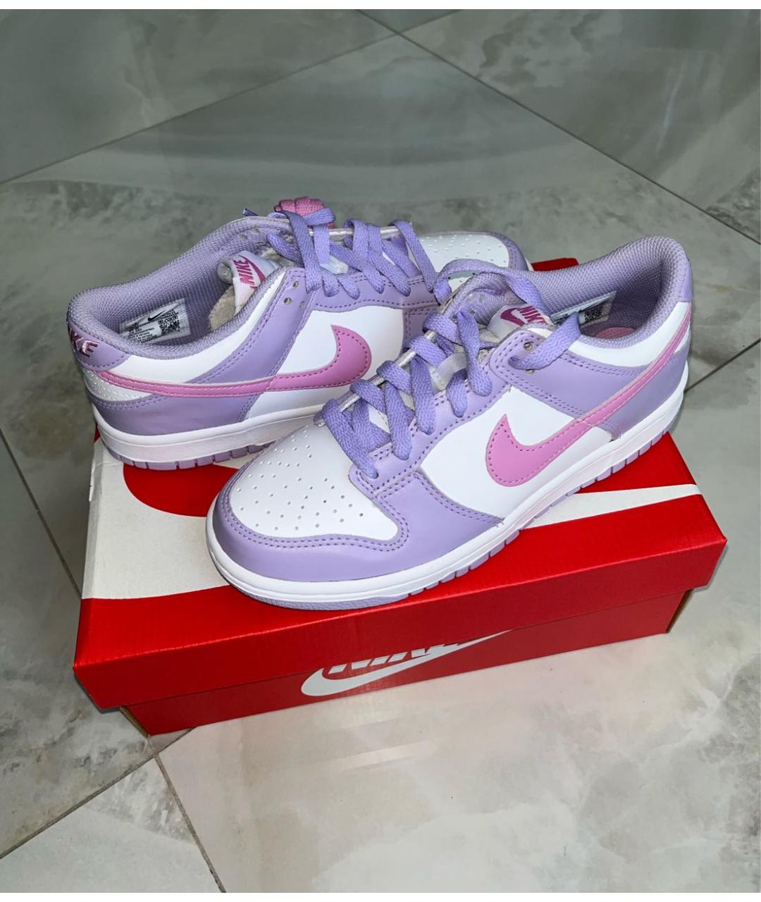 NIKE Белые кожаные кроссовки, фото 6