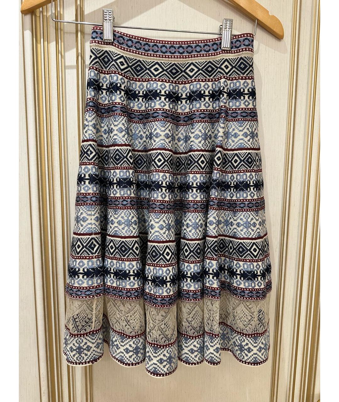 ALEXANDER MCQUEEN Мульти шелковый костюм с юбками, фото 2