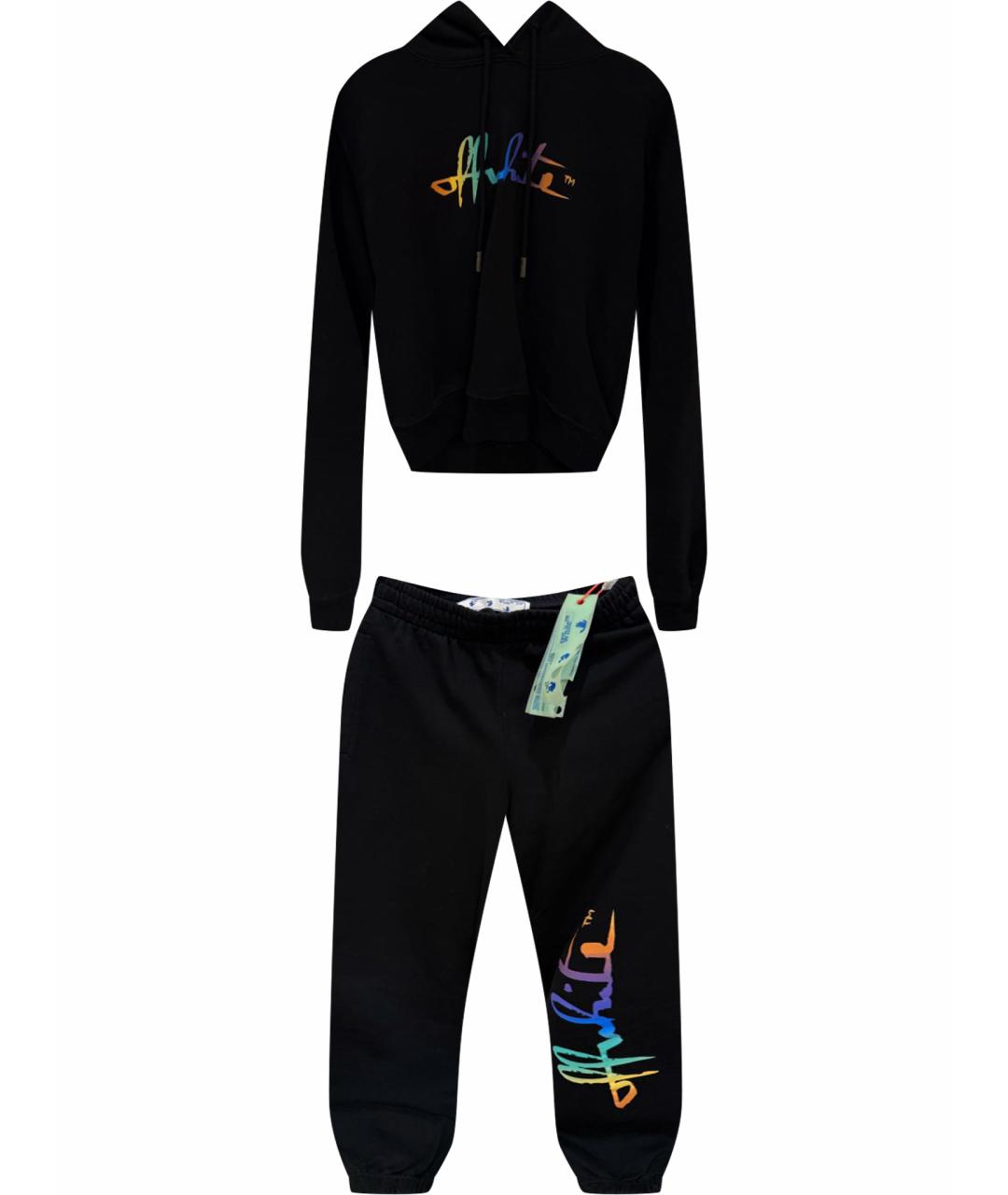 OFF-WHITE Черный хлопковый костюм с брюками, фото 1