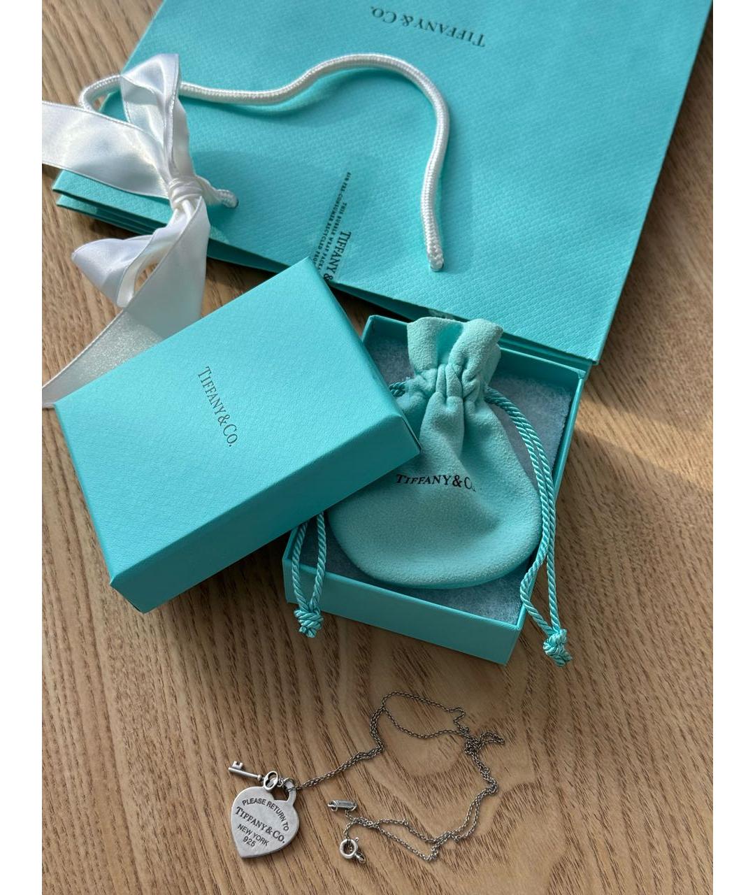 TIFFANY&CO Серебряная серебряная подвеска, фото 4