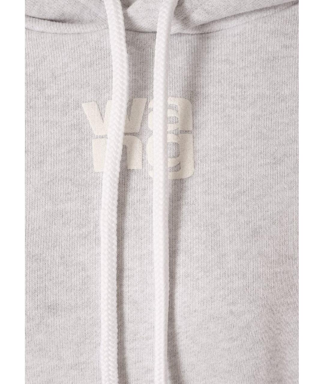 T BY ALEXANDER WANG Серый хлопковый костюм с брюками, фото 3