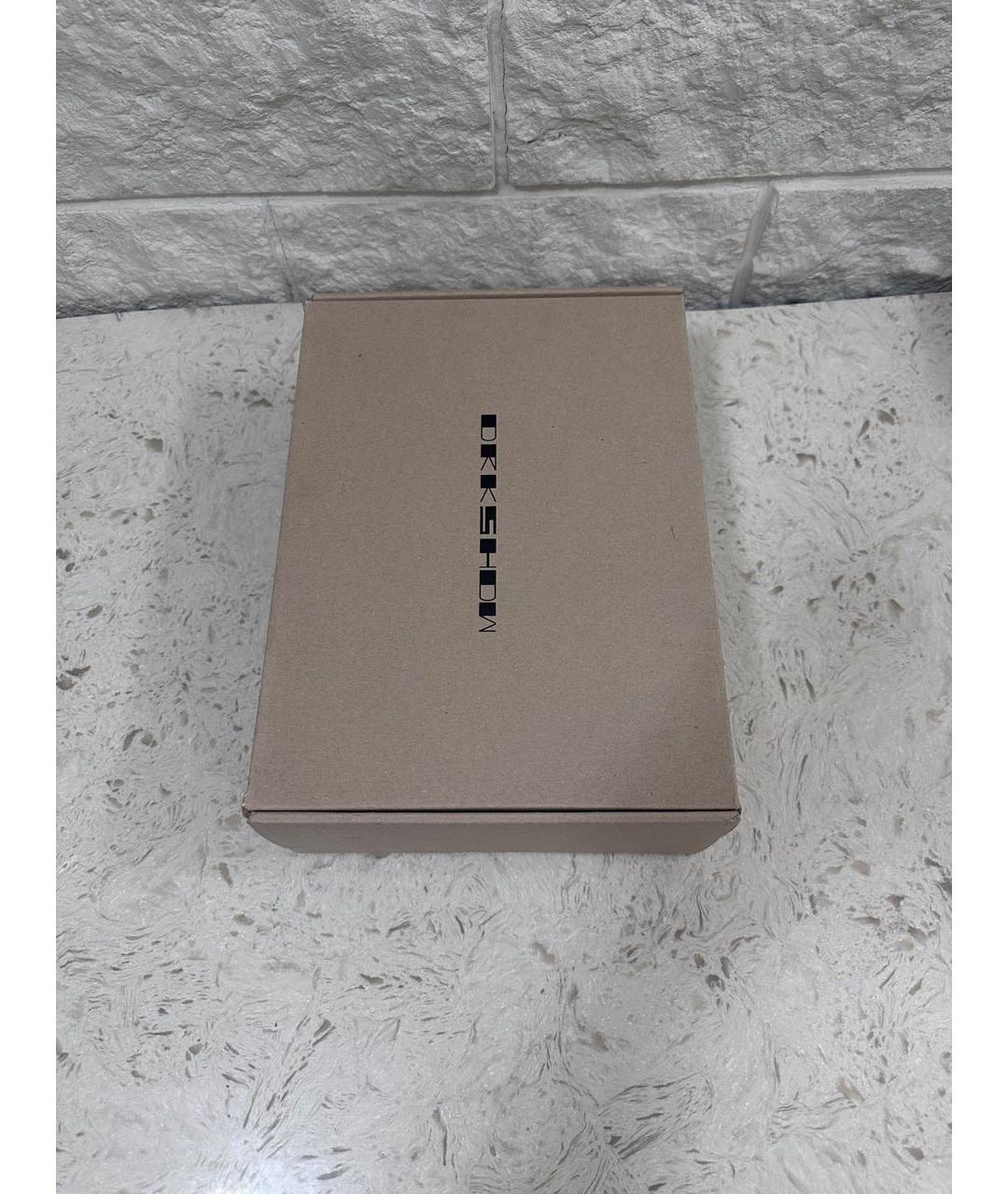 RICK OWENS DRKSHDW Черные кеды, фото 4