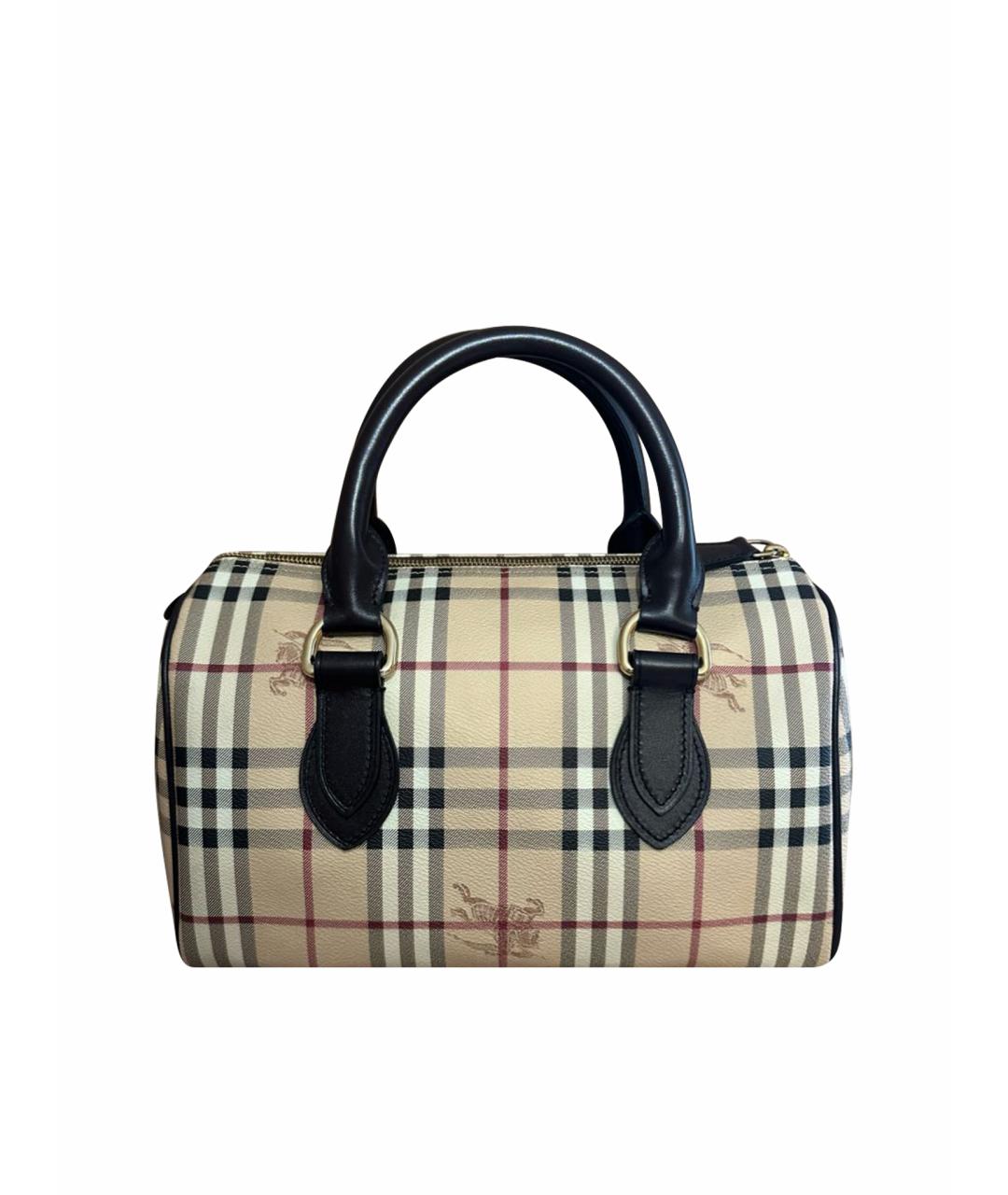 BURBERRY Бежевая сумка с короткими ручками, фото 1