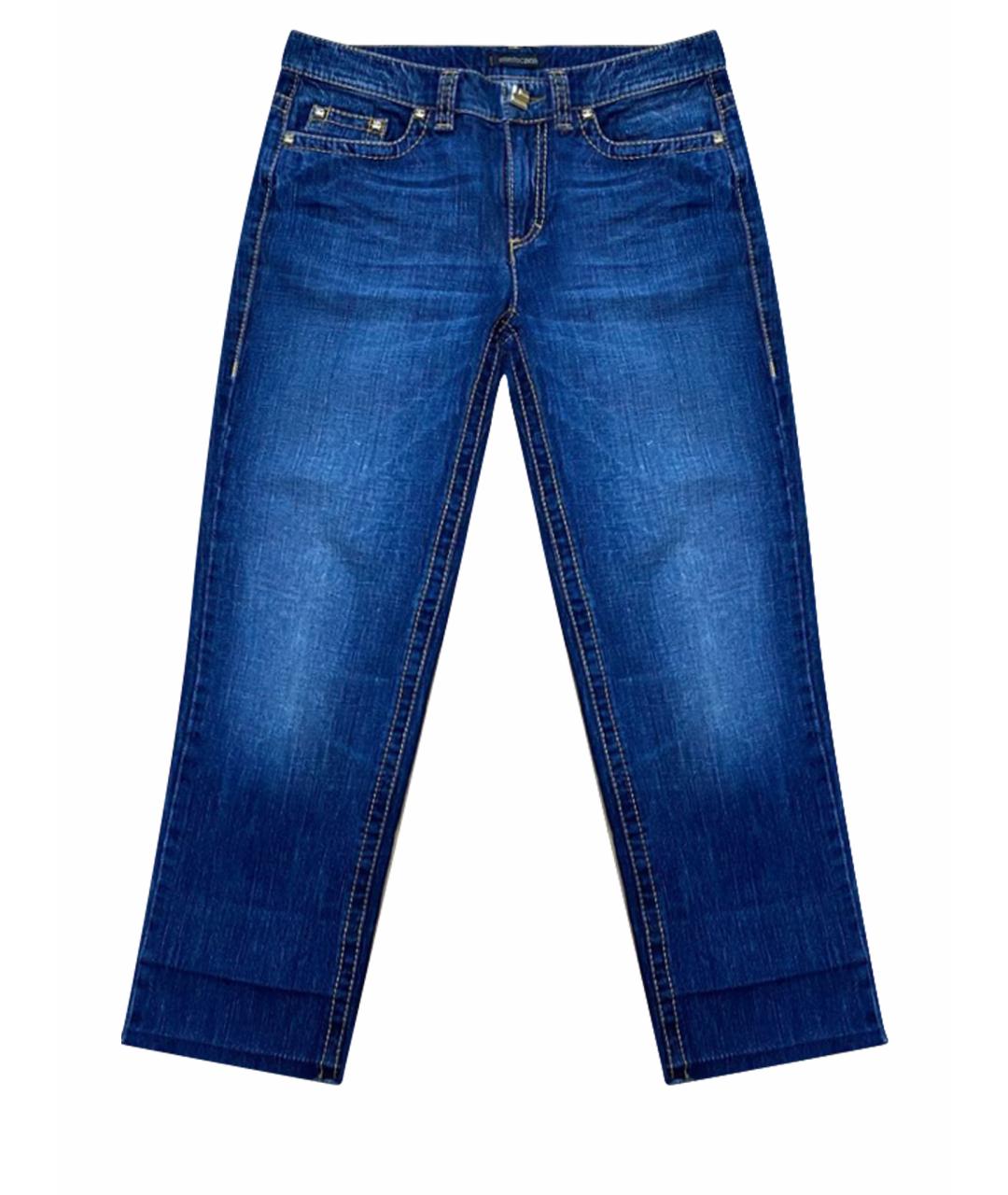 ROBERTO CAVALLI Синие деним капри, фото 1