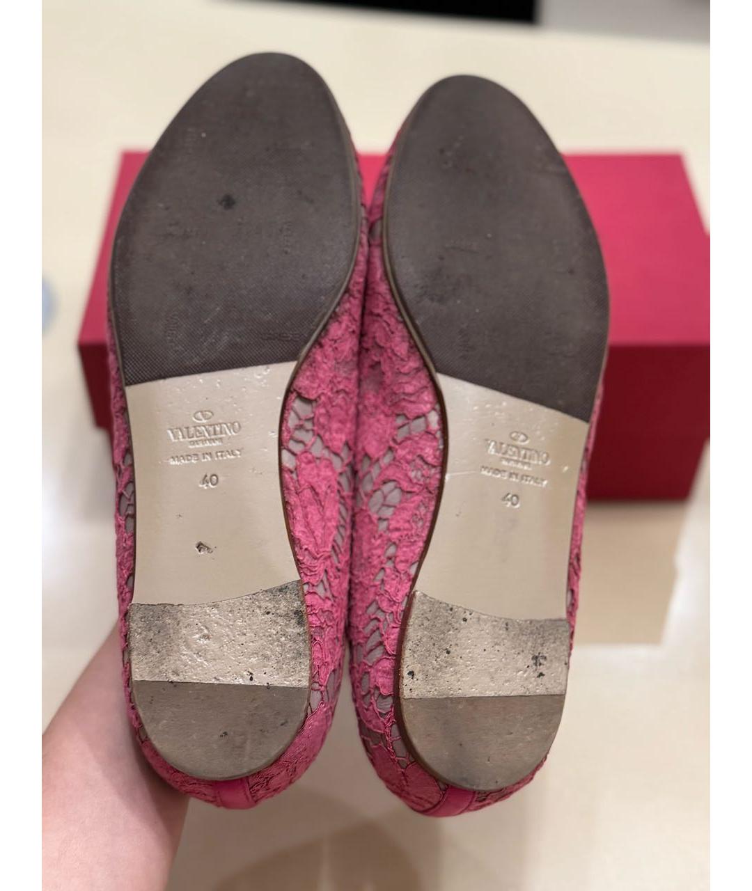 VALENTINO Розовые лоферы, фото 5