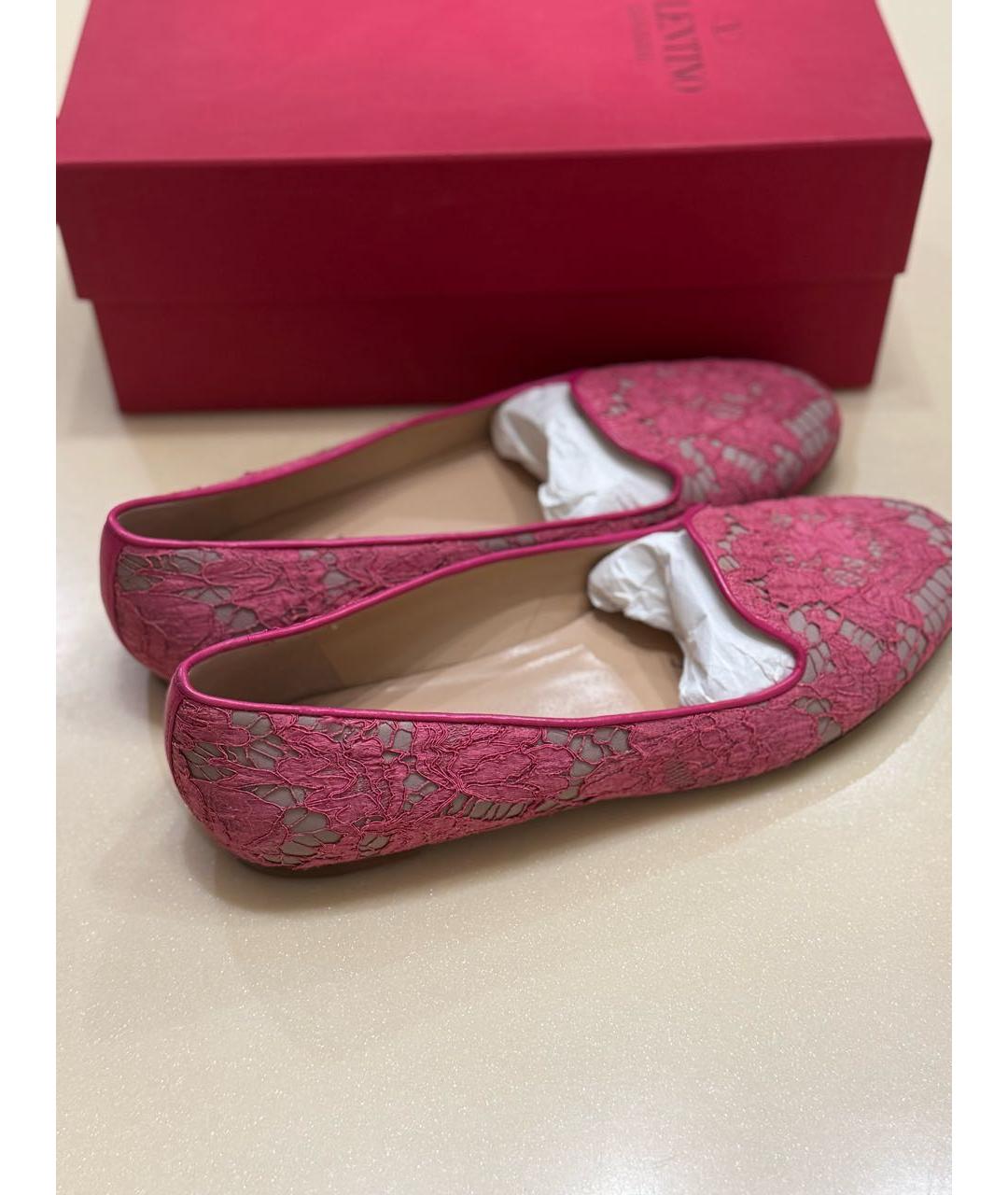 VALENTINO Розовые лоферы, фото 6