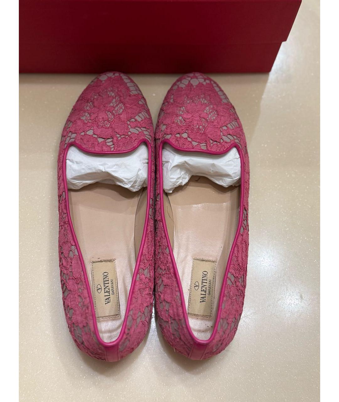 VALENTINO Розовые лоферы, фото 3