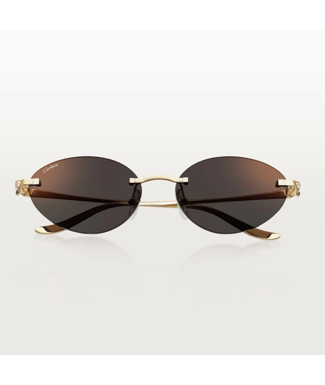 CARTIER Металлические солнцезащитные очки, фото 9