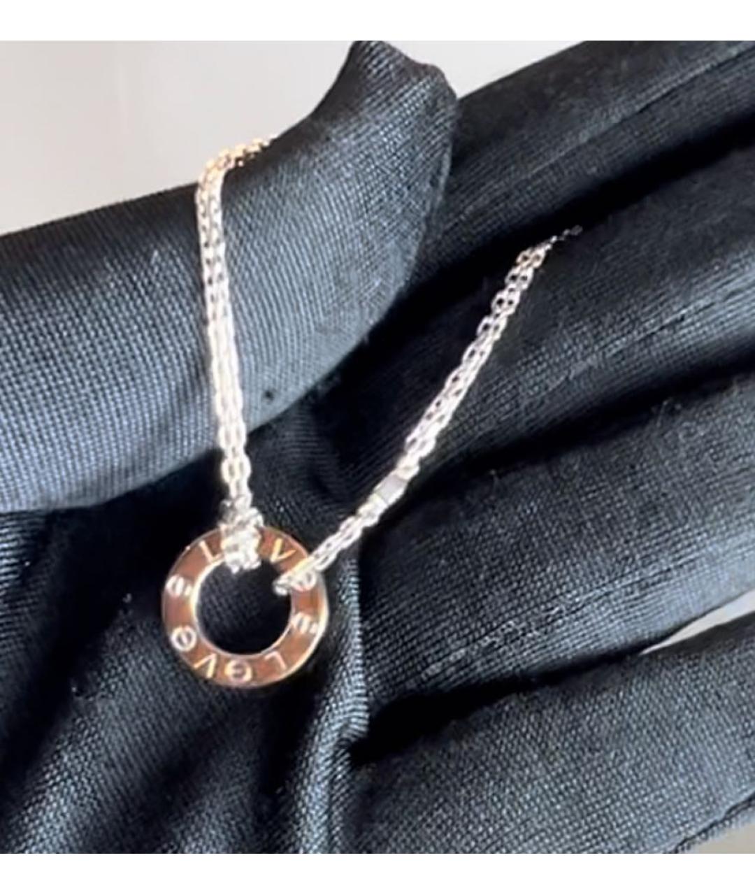 CARTIER Серебрянный браслет из белого золота, фото 2