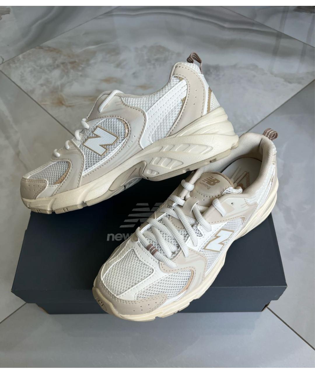 NEW BALANCE Бежевые кроссовки, фото 7
