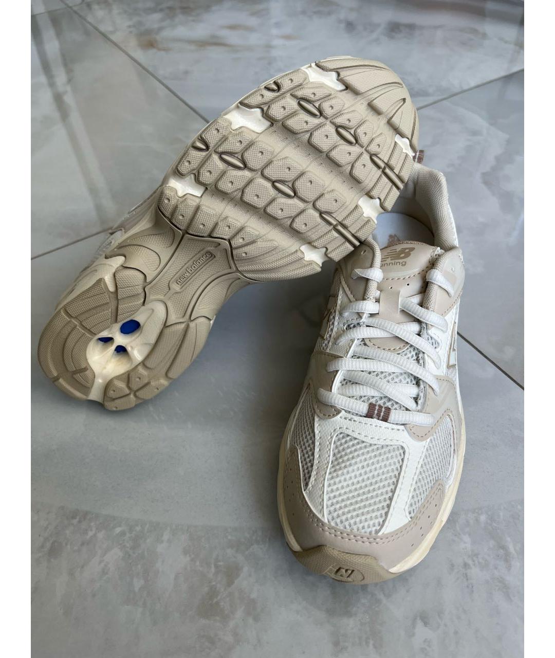 NEW BALANCE Бежевые кроссовки, фото 4