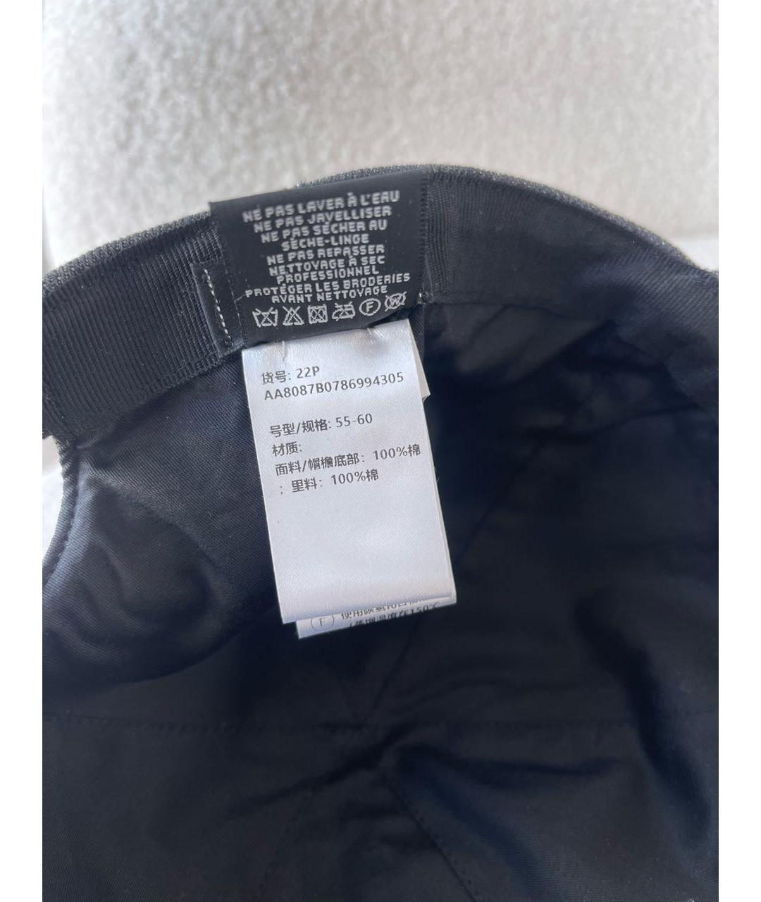 CHANEL Серая хлопковая кепка, фото 6