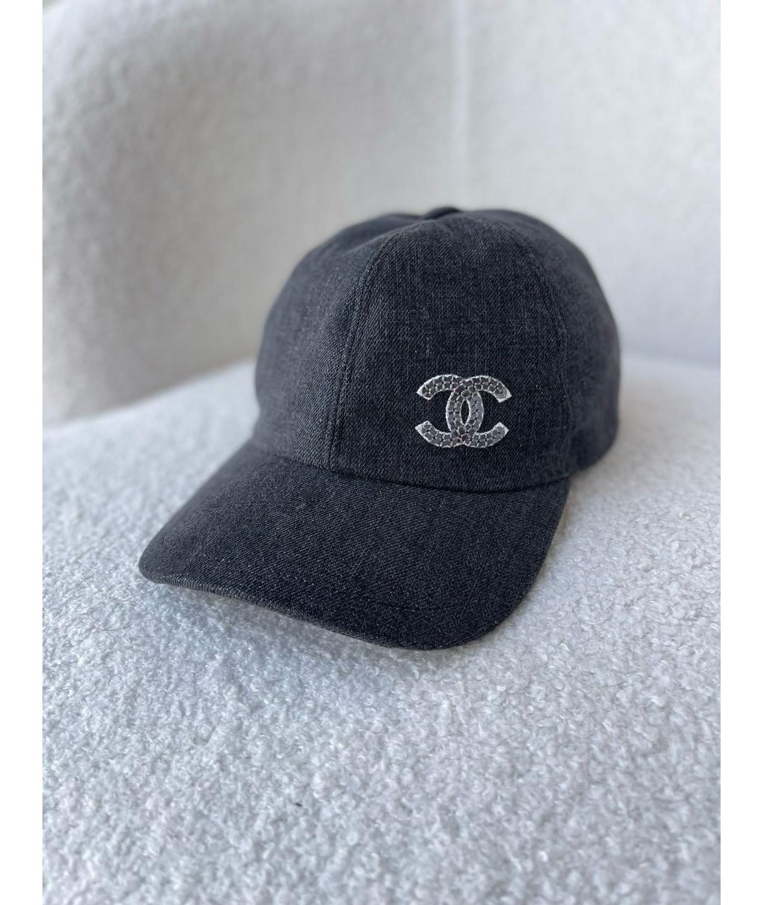 CHANEL Серая хлопковая кепка, фото 7