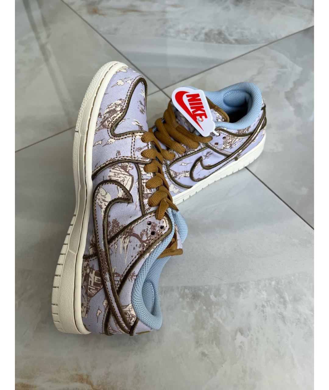 NIKE Мульти кожаные кроссовки, фото 7