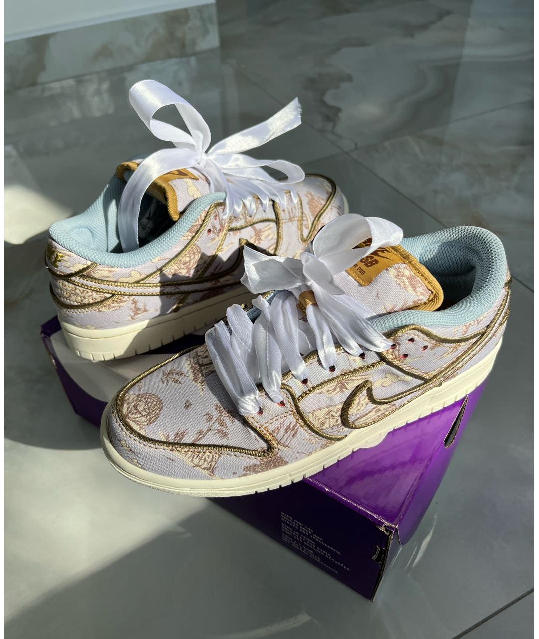 NIKE Мульти кожаные кроссовки, фото 4