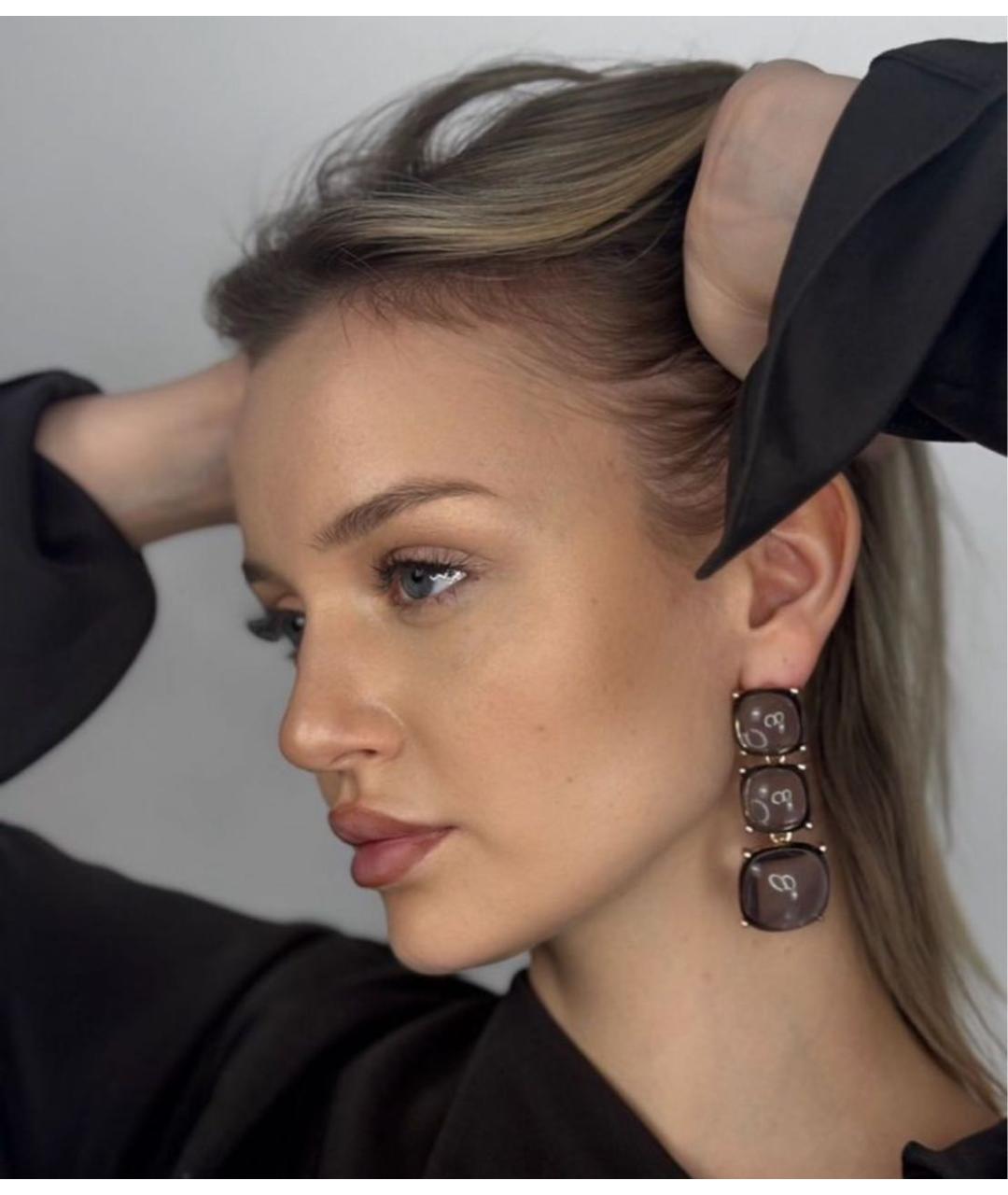 MAX MARA Серые серьги, фото 4