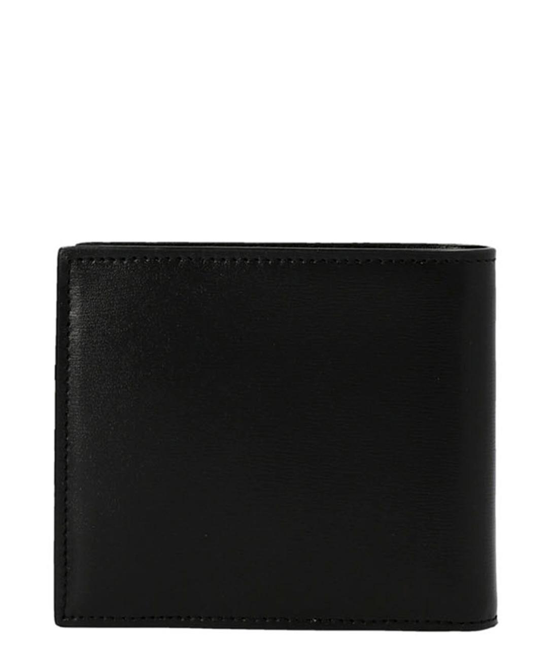 SAINT LAURENT Черный кожаный кошелек, фото 2