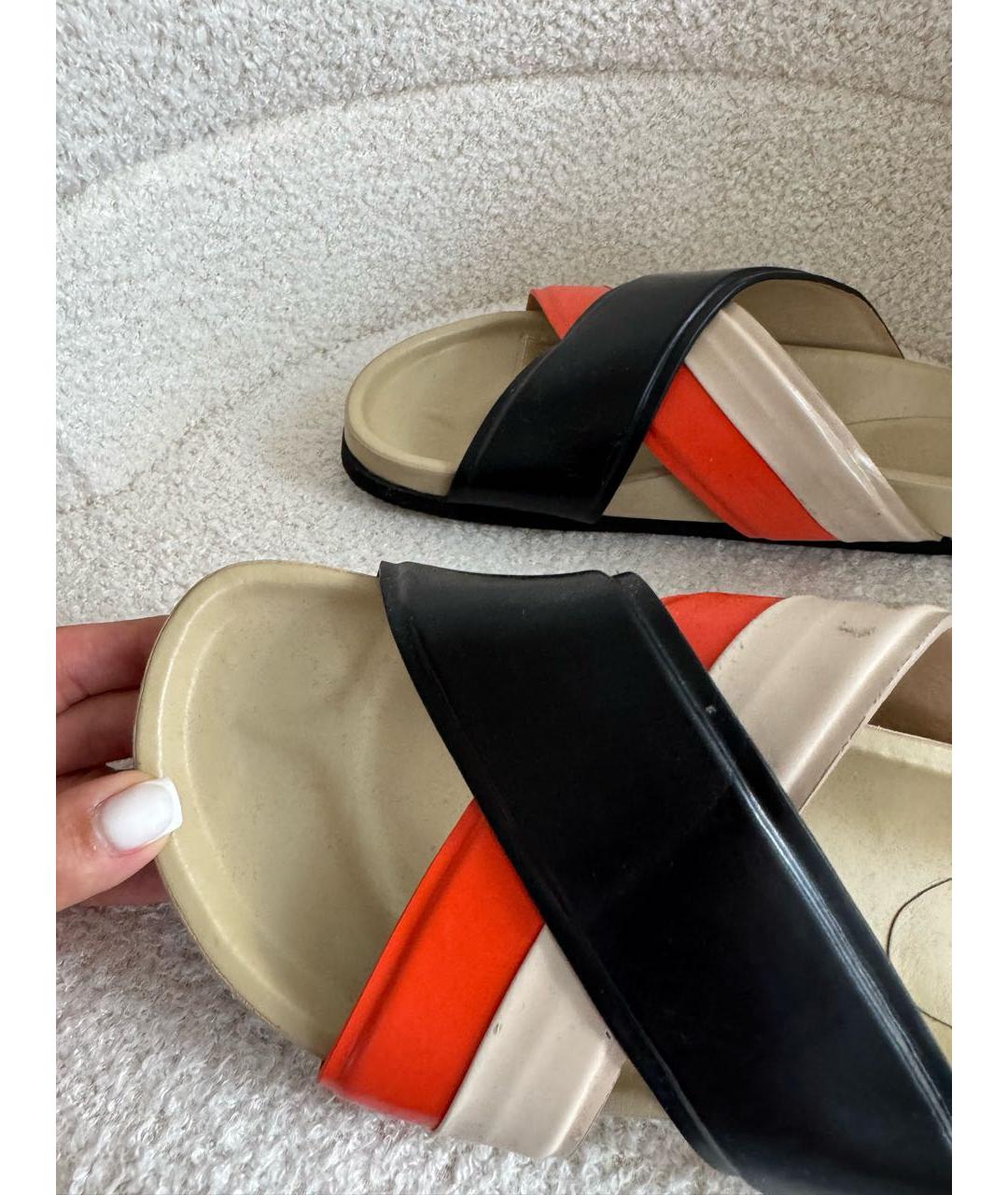 CELINE Мульти шлепанцы, фото 7