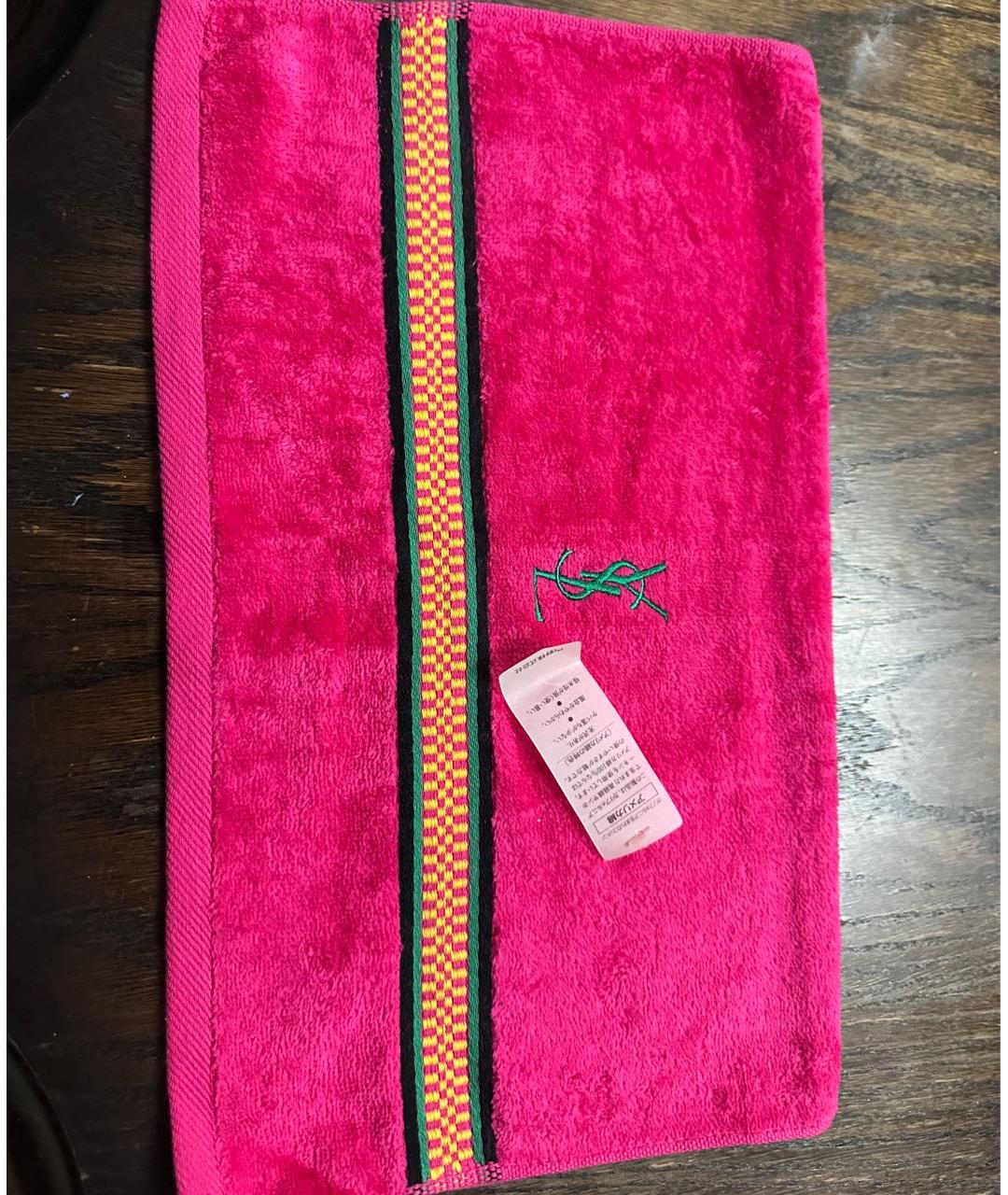 SAINT LAURENT Хлопковое полотенце, фото 3