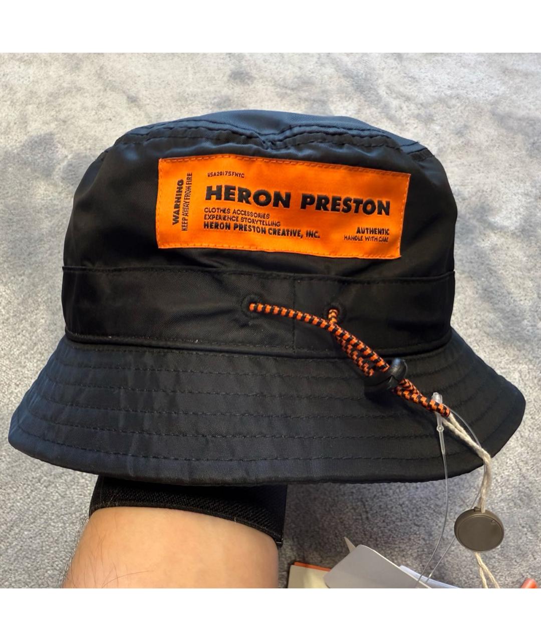 HERON PRESTON Черная шляпа, фото 5