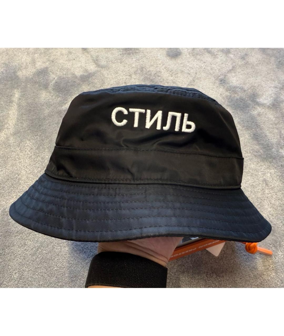 HERON PRESTON Черная шляпа, фото 2