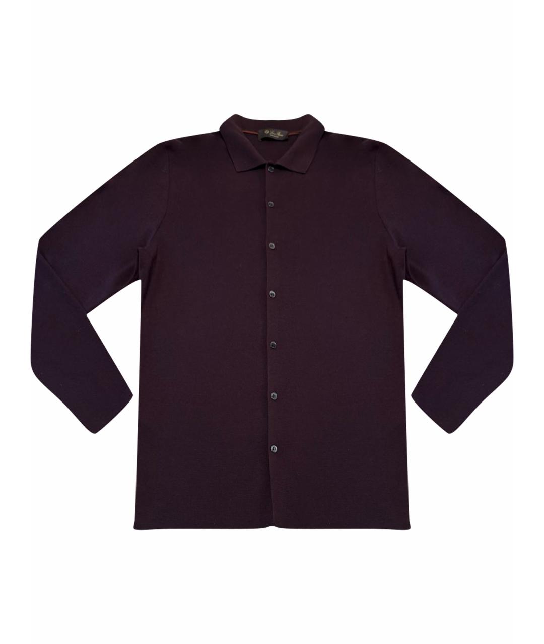 LORO PIANA Фиолетовая кэжуал рубашка, фото 1