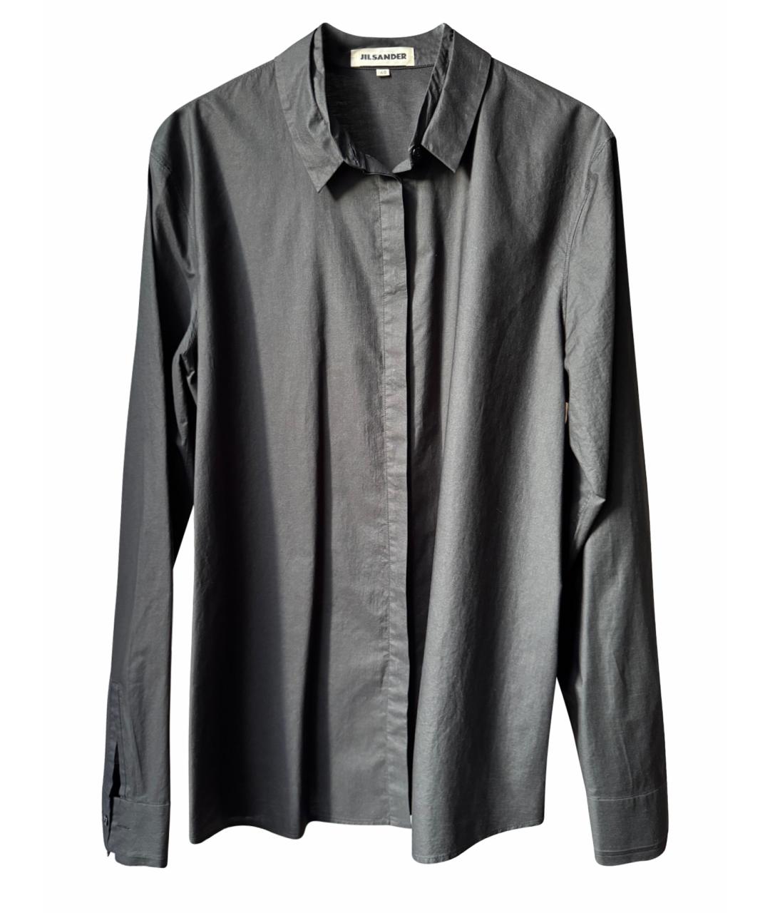 JIL SANDER Черная рубашка, фото 1