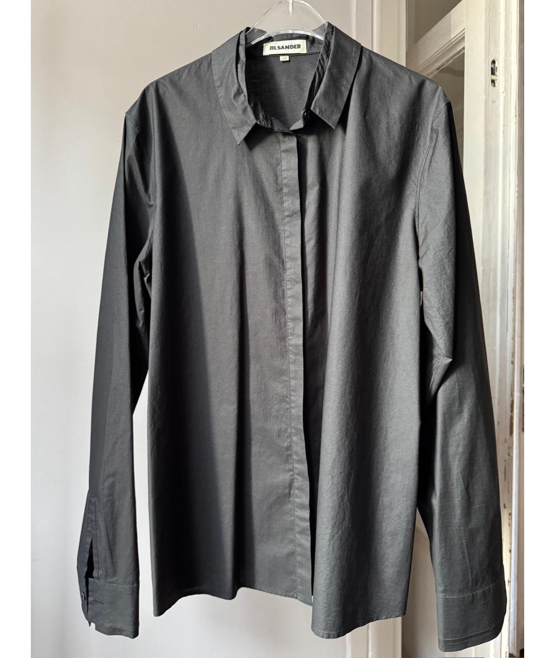 JIL SANDER Черная рубашка, фото 6