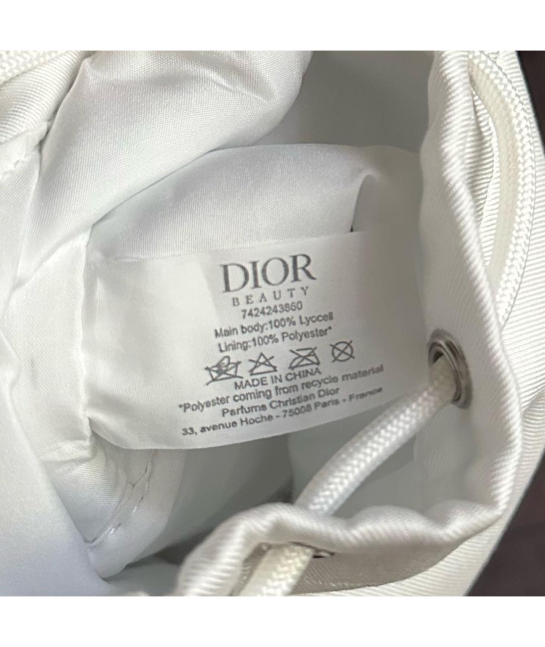 CHRISTIAN DIOR Белая косметичка, фото 4