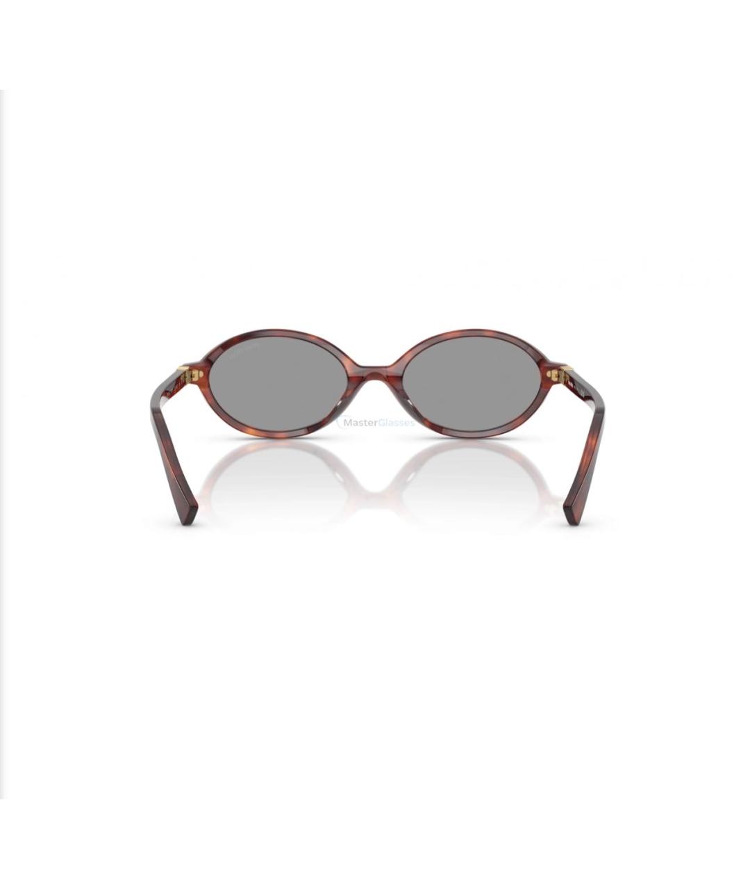 MIU MIU Коричневые солнцезащитные очки, фото 3