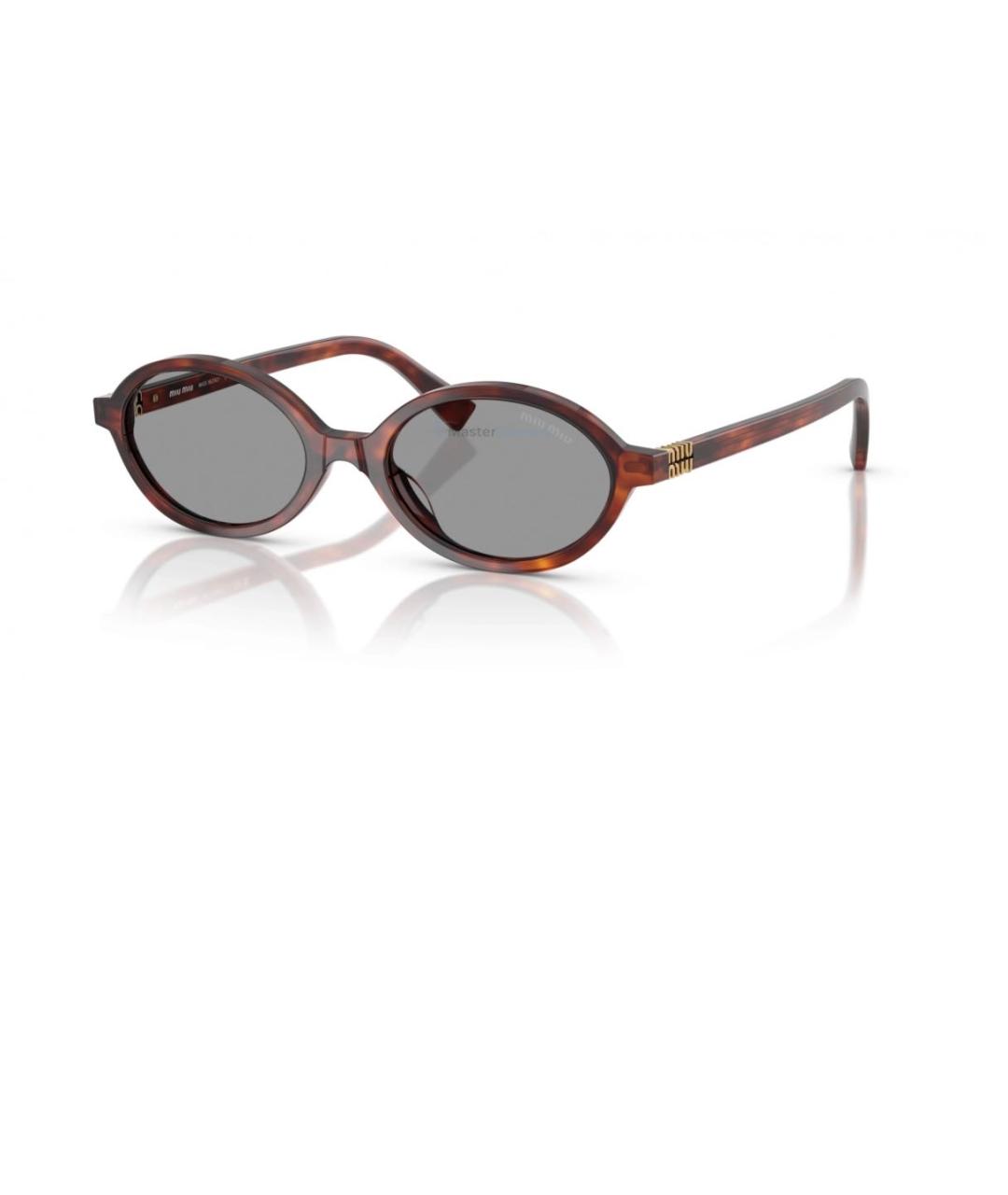 MIU MIU Коричневые солнцезащитные очки, фото 5