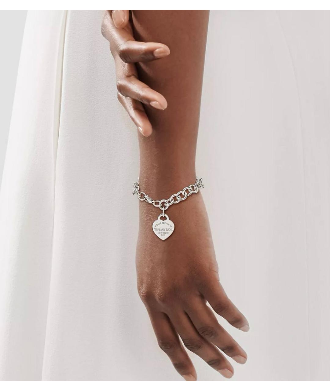 TIFFANY&CO Серебрянный серебряный браслет, фото 2