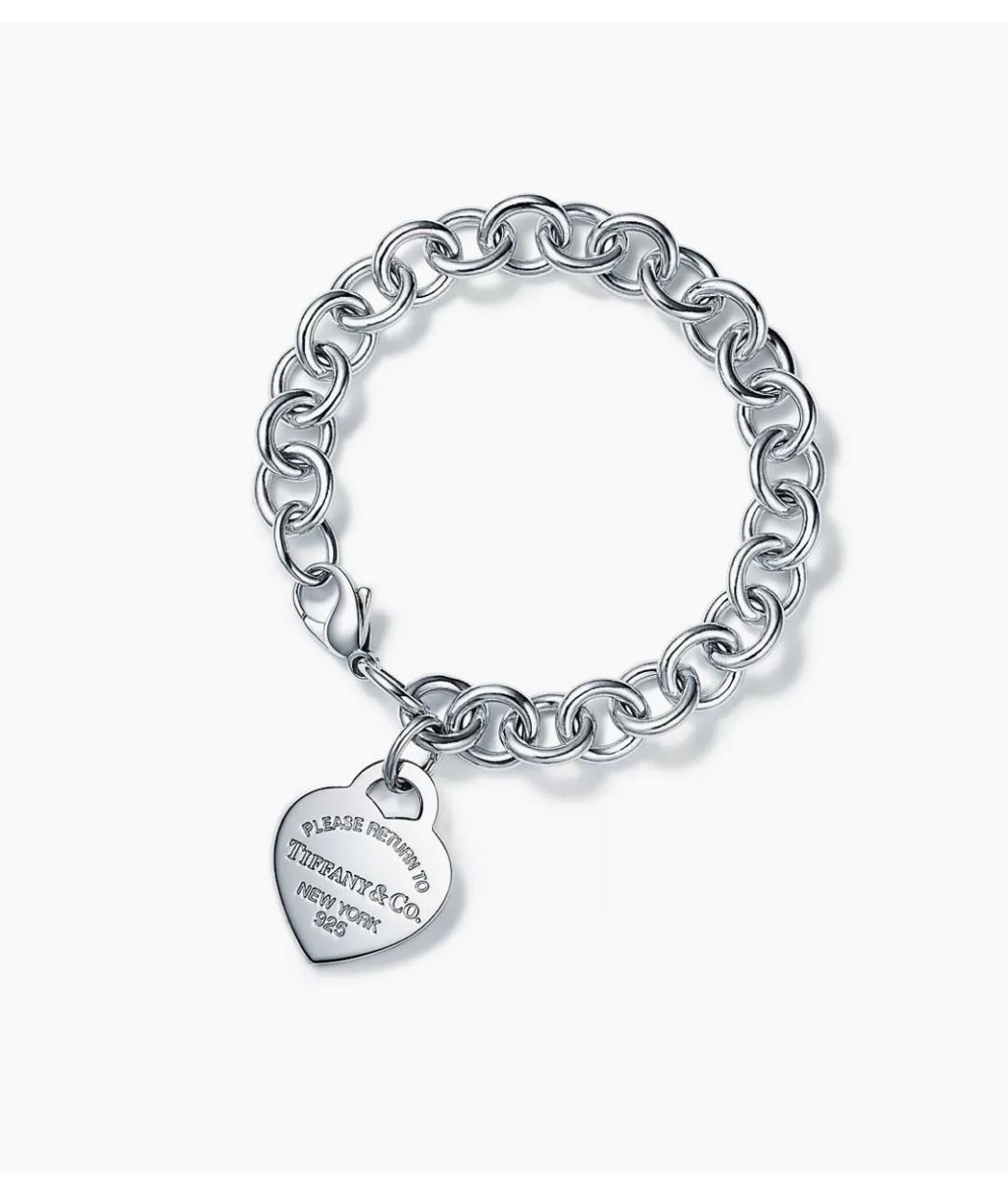 TIFFANY&CO Серебрянный серебряный браслет, фото 9