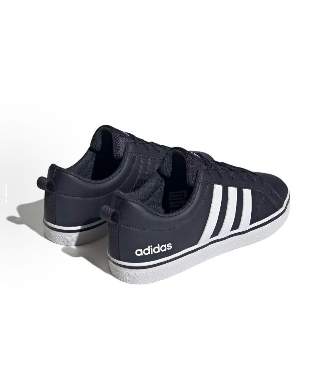 ADIDAS Темно-синие кожаные кроссовки, фото 4