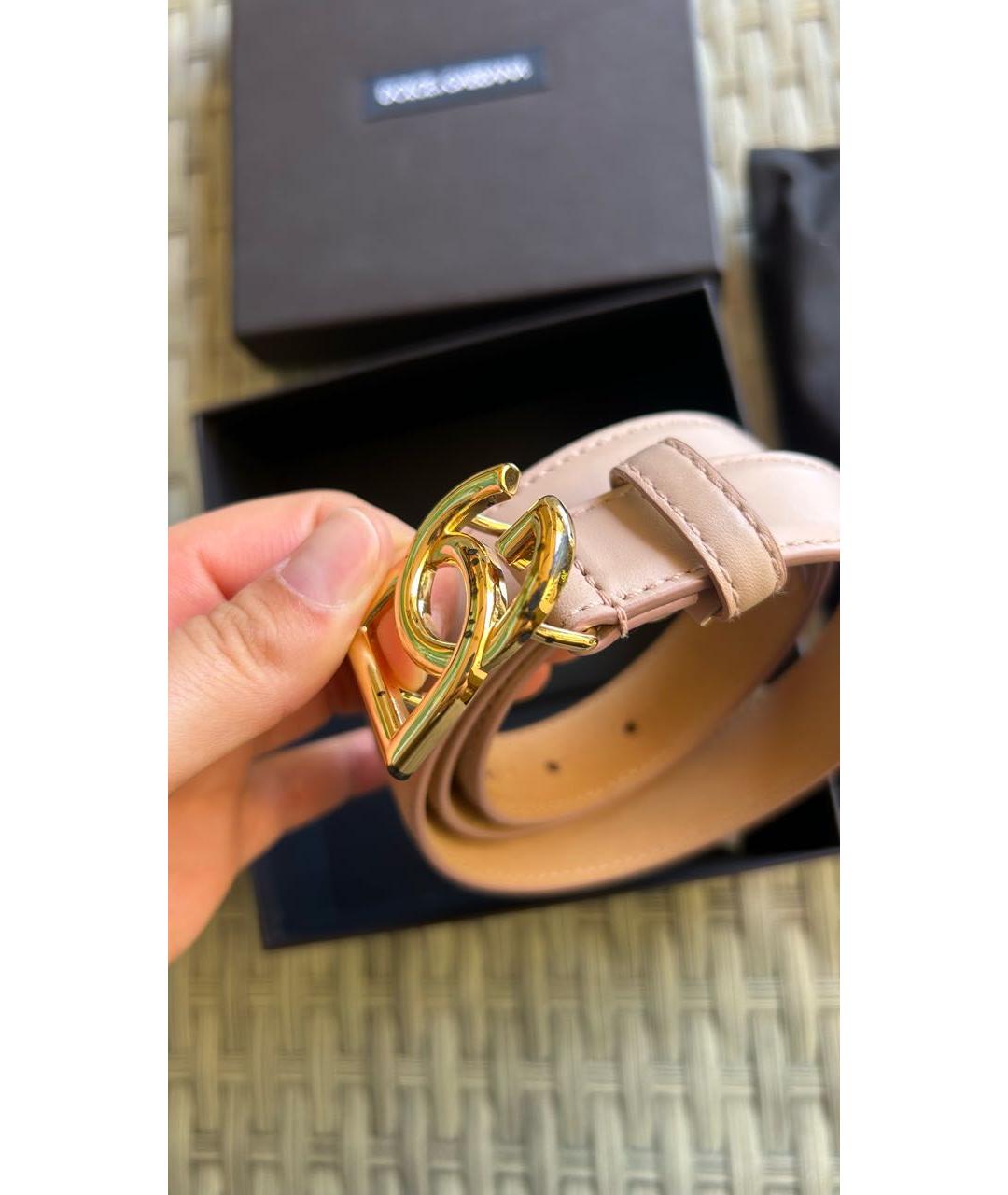 DOLCE&GABBANA Розовый ремень, фото 5