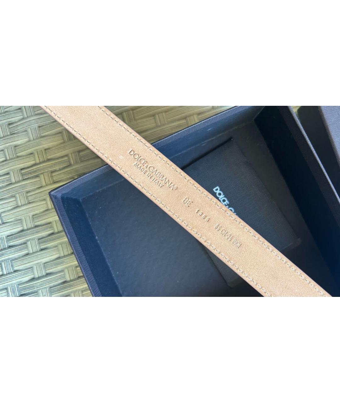 DOLCE&GABBANA Розовый ремень, фото 3