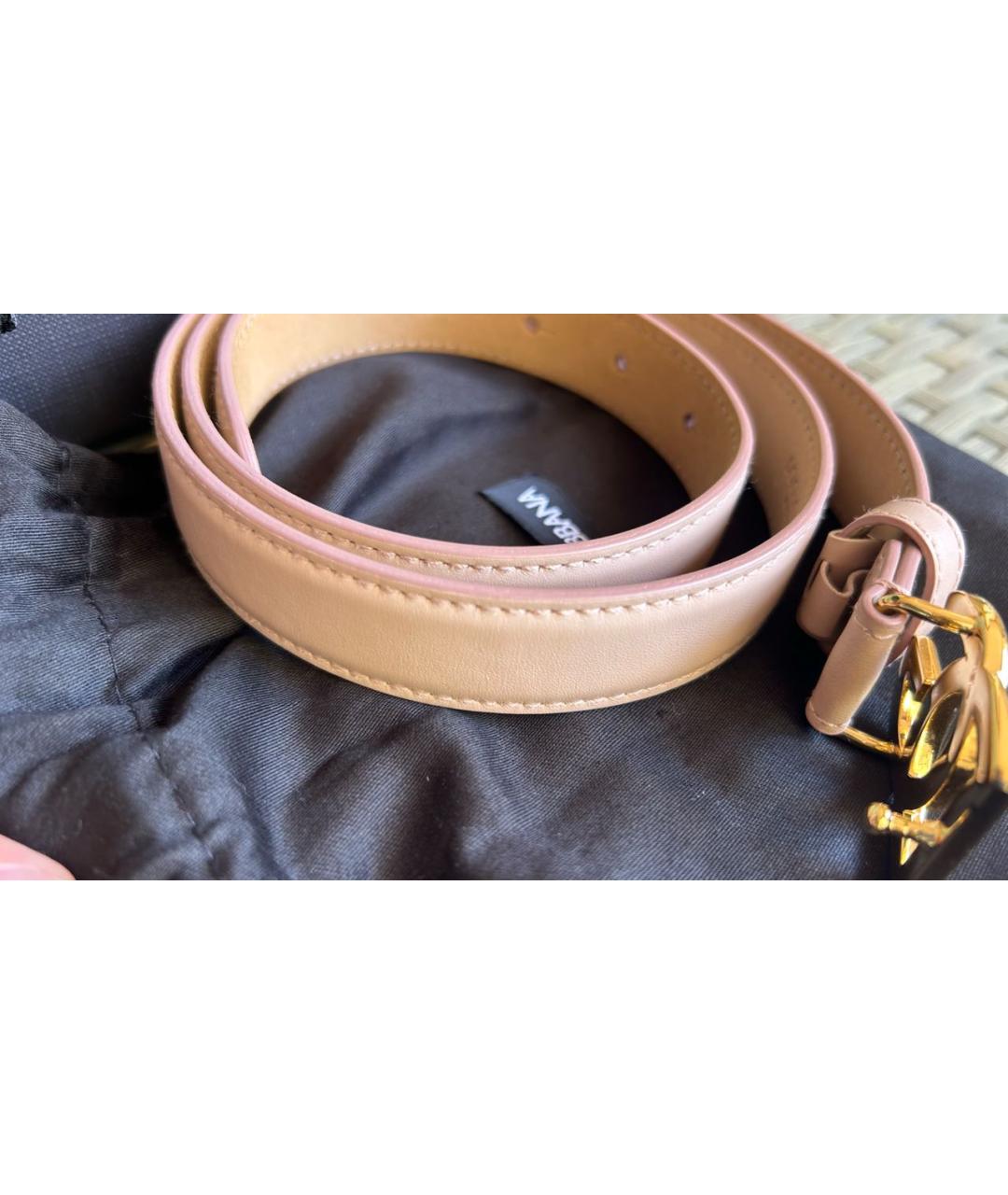 DOLCE&GABBANA Розовый ремень, фото 4