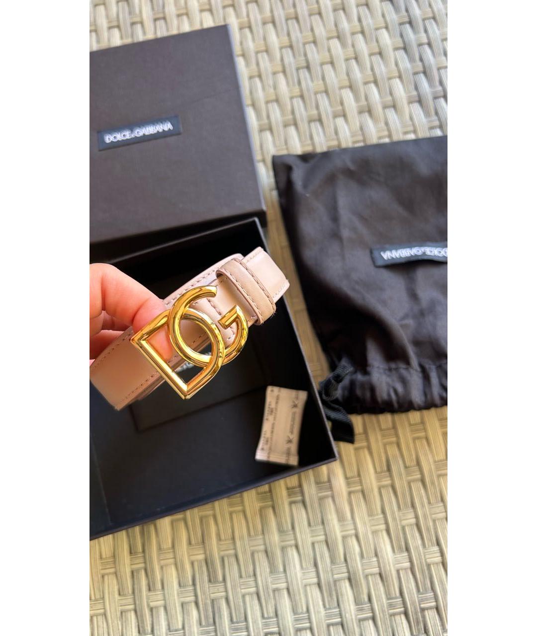 DOLCE&GABBANA Розовый ремень, фото 7