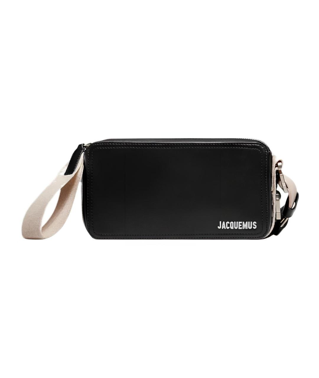 JACQUEMUS Черная сумка на плечо, фото 1